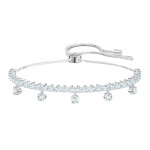 Kristal Taşlı Gümüş Su Yolu Bileklik  Taşlı (Altın Kaplama)